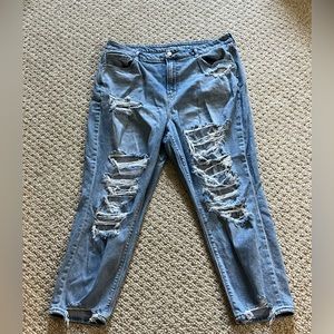 AE Curvy Straight Leg Jeans